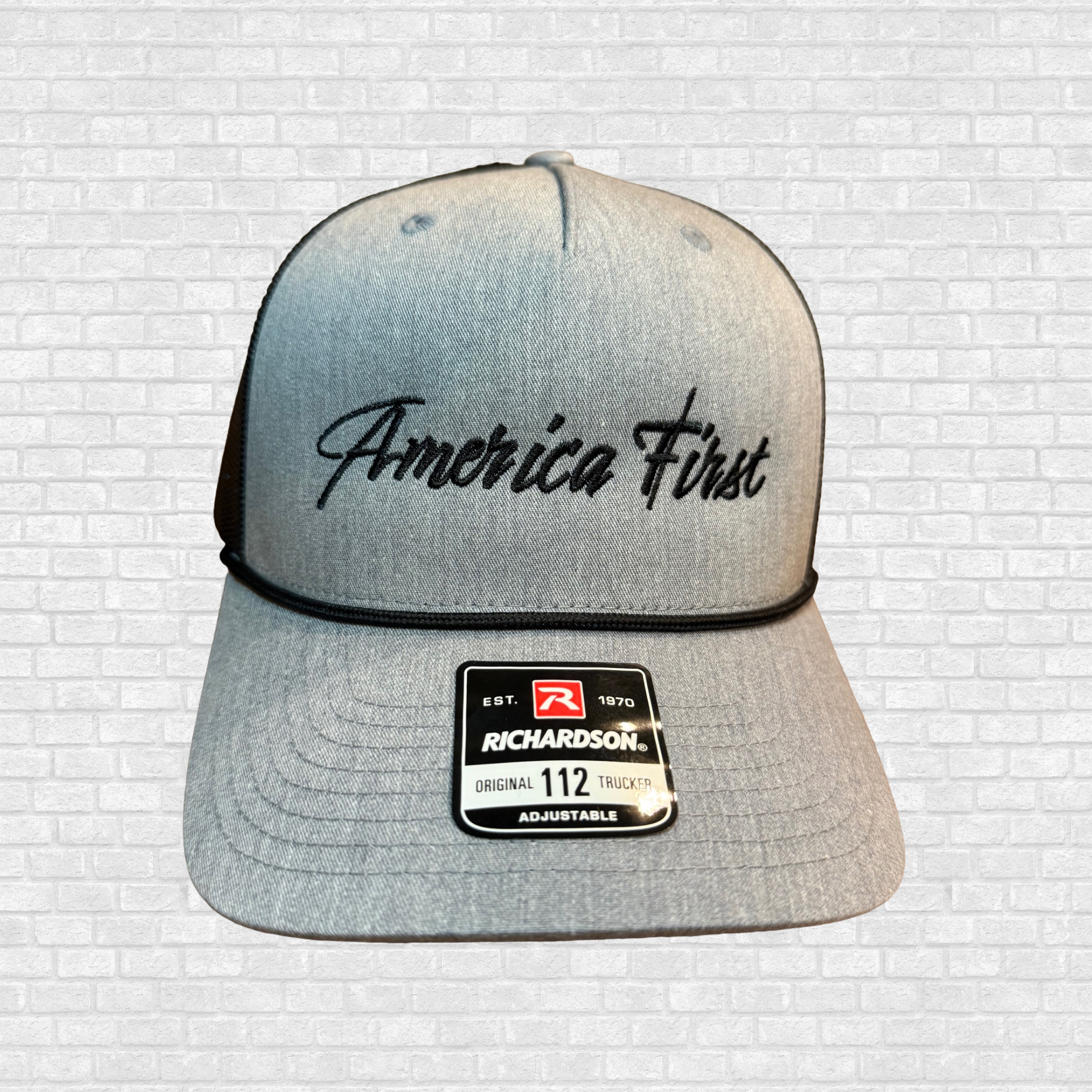 AMERICA FIRST™ | Rope Trucker Hat | Snapback