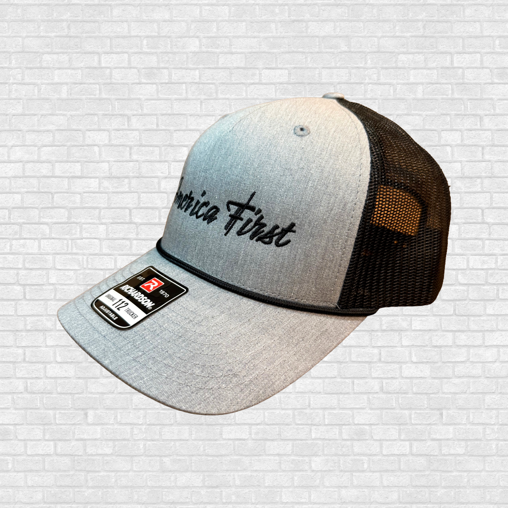 AMERICA FIRST™ | Rope Trucker Hat | Snapback