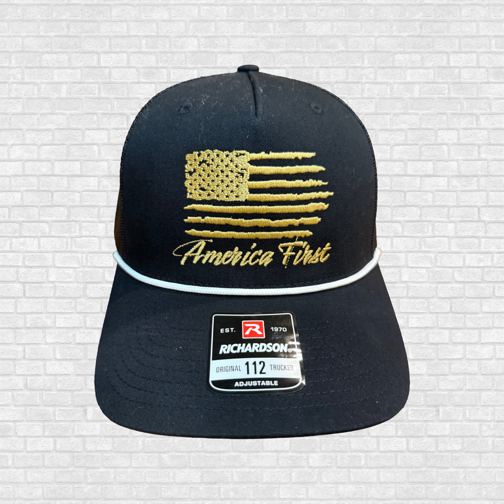 AMERICA FIRST™ | Rope Trucker Hat | Snapback