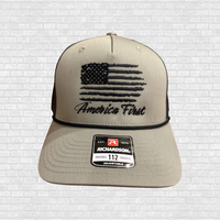 AMERICA FIRST™ | Rope Trucker Hat | Snapback