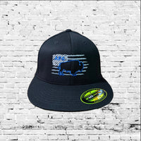 AFG-Be The Buffalo - FlexFit - Flat Brim-Cloth