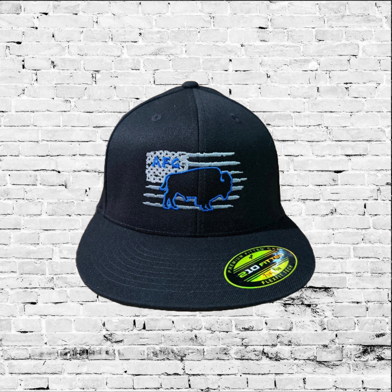 AFG-Be The Buffalo - FlexFit - Flat Brim-Cloth