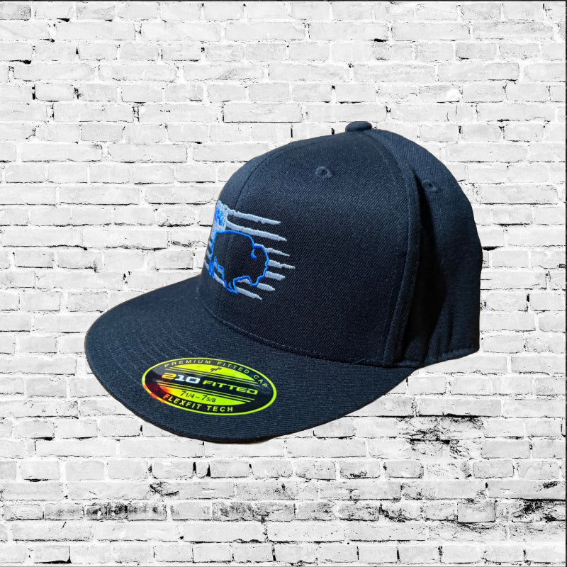 AFG-Be The Buffalo - FlexFit - Flat Brim-Cloth