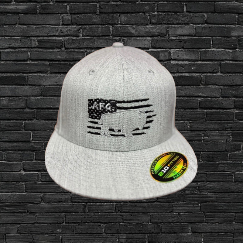 AFG-Be The Buffalo - FlexFit - Flat Brim-Cloth