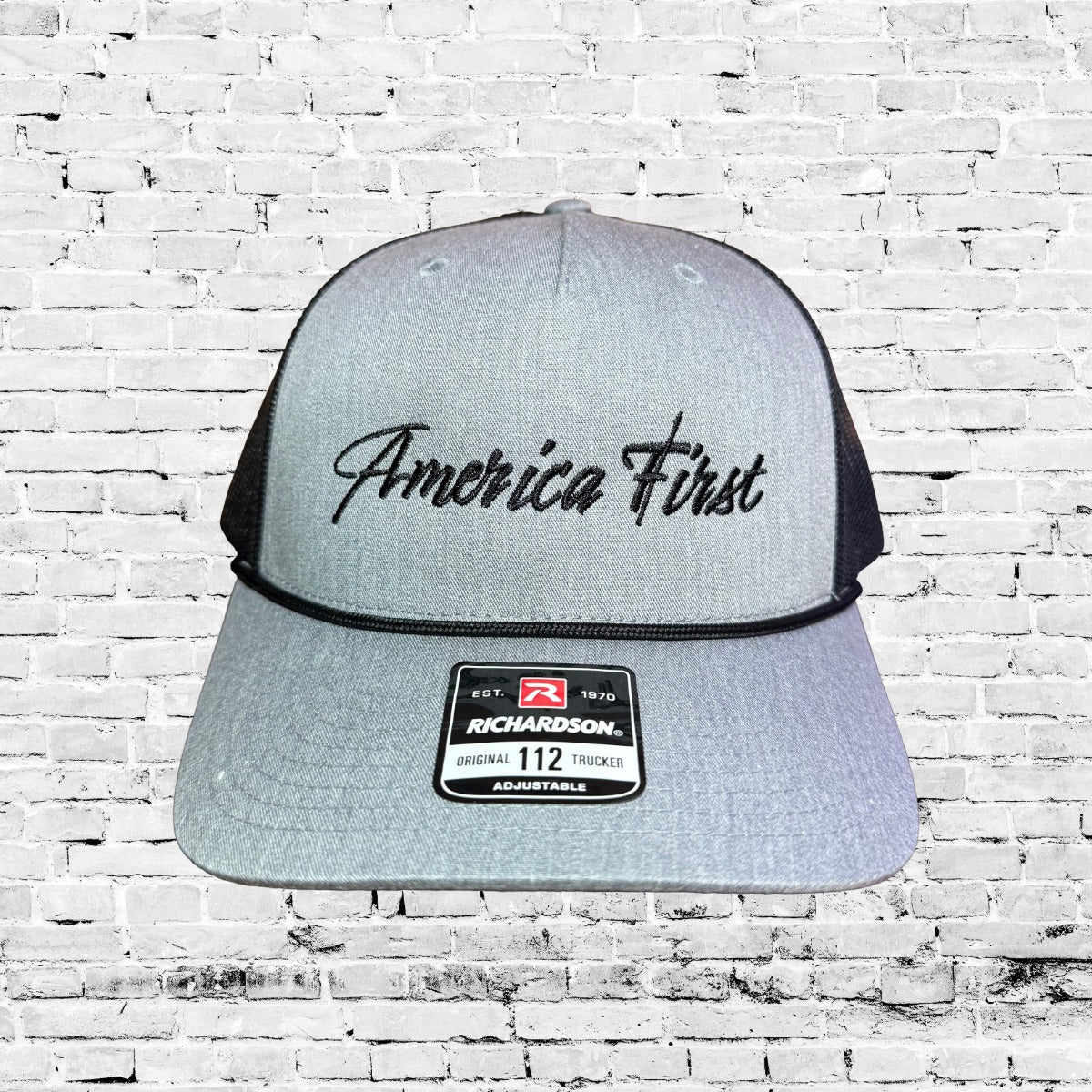 AMERICA FIRST™ | Rope Trucker Hat | Snapback