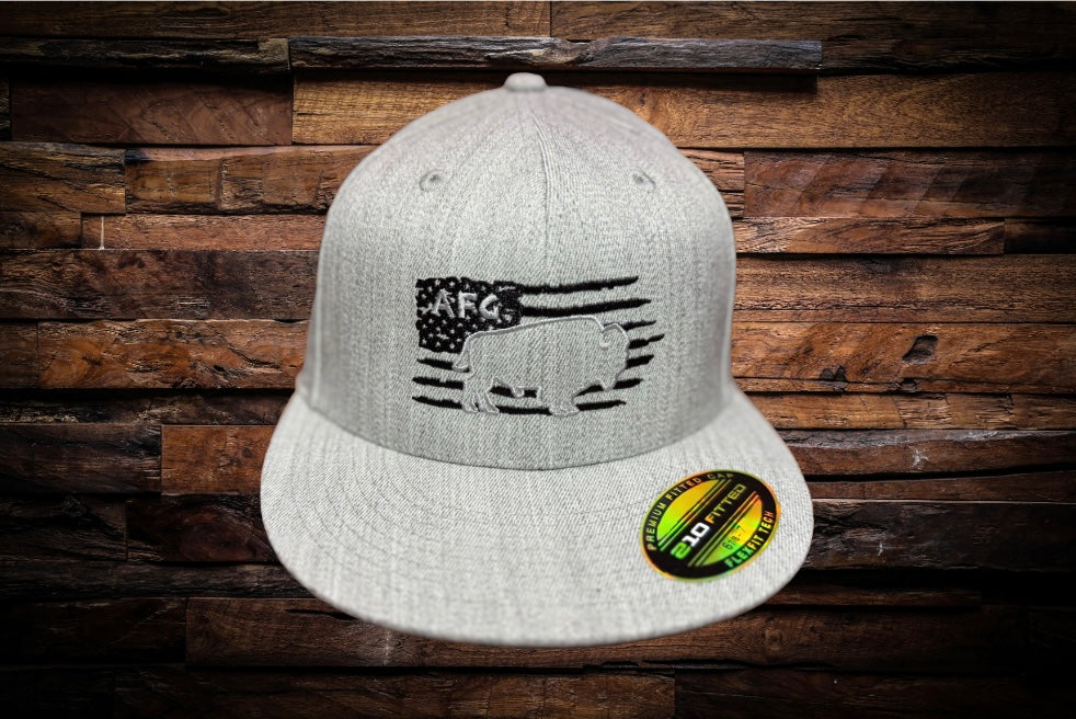 AFG-Be The Buffalo - FlexFit - Flat Brim-Cloth (6210)