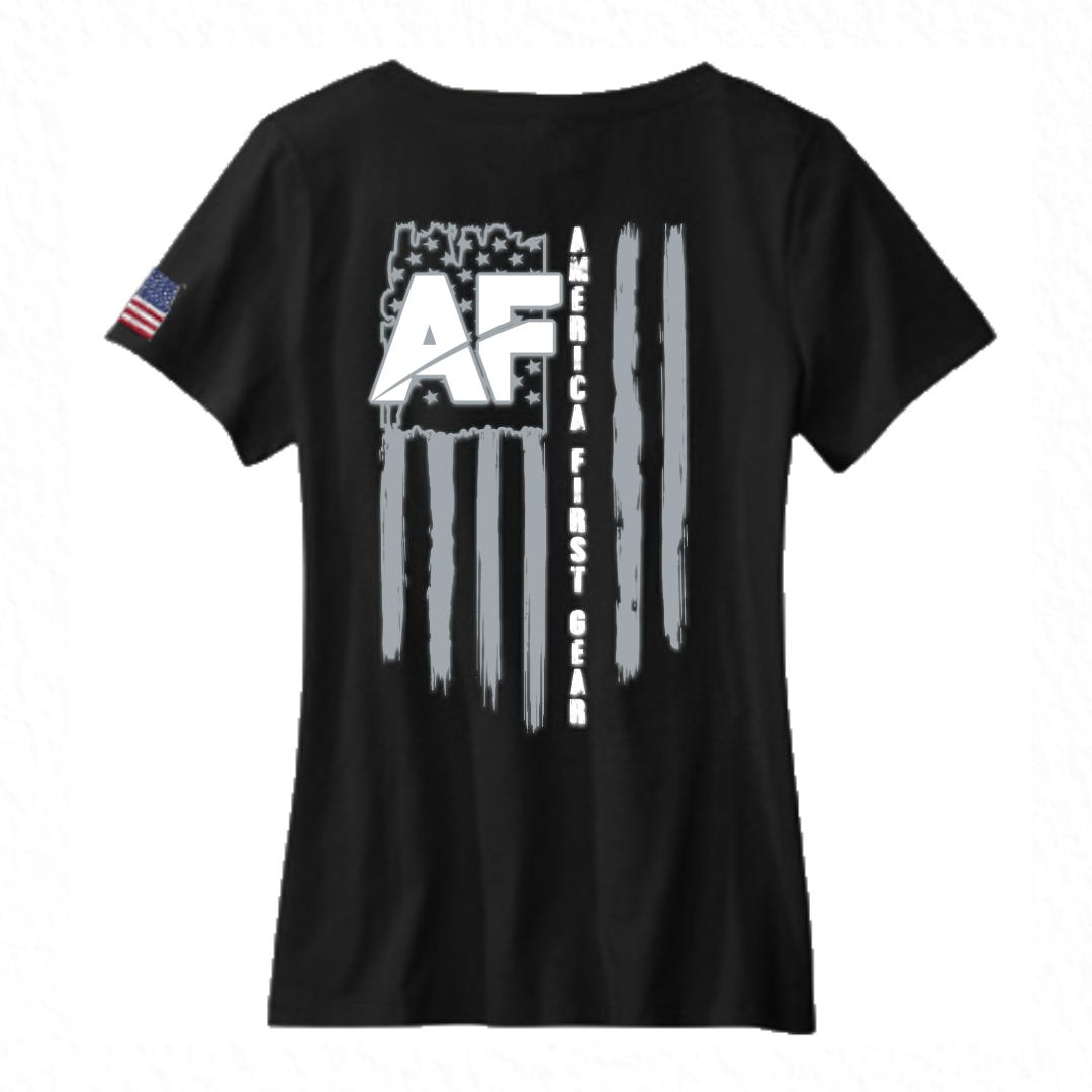 Deep Black / ”AF”- America First (Back) / M